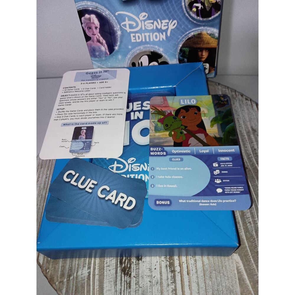 Board Games: Apples to Apples & Guess in 10 (Disney Edition-Complete) Pre-Owned - Picture 5 of 6